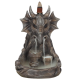 Incense Cone Holder BACKFLOW Grey Dragon